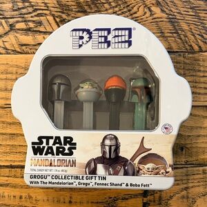 PEZ Star Wars Mandalorian Collectible Gift Tin